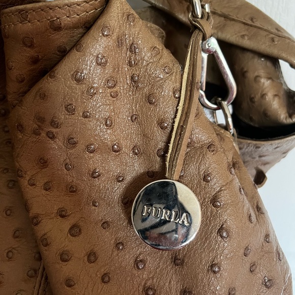 Furla
Furla Brown Ostrich Leather Elizabeth Hobo - Picture 2 of 8